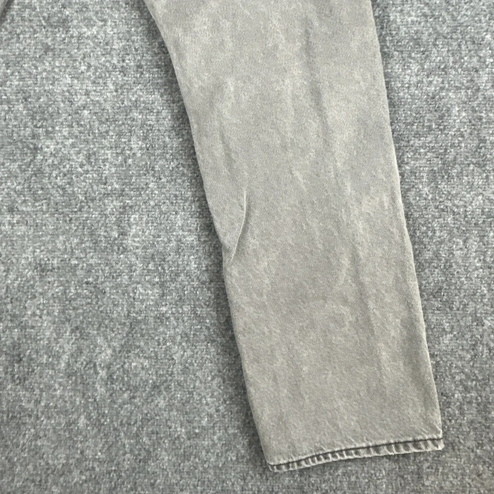 Levi's 501 Original Fit Jeans Men's 38x32 Grey Wash Button Fly